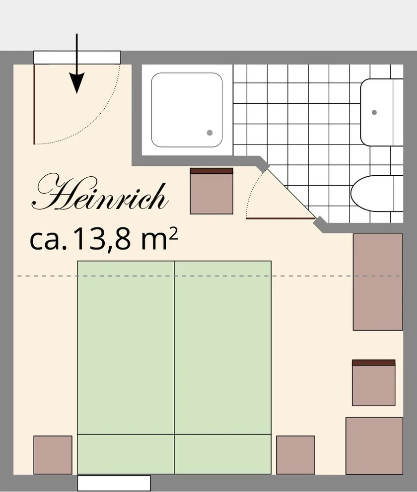 Doppelzimmer Heinrich