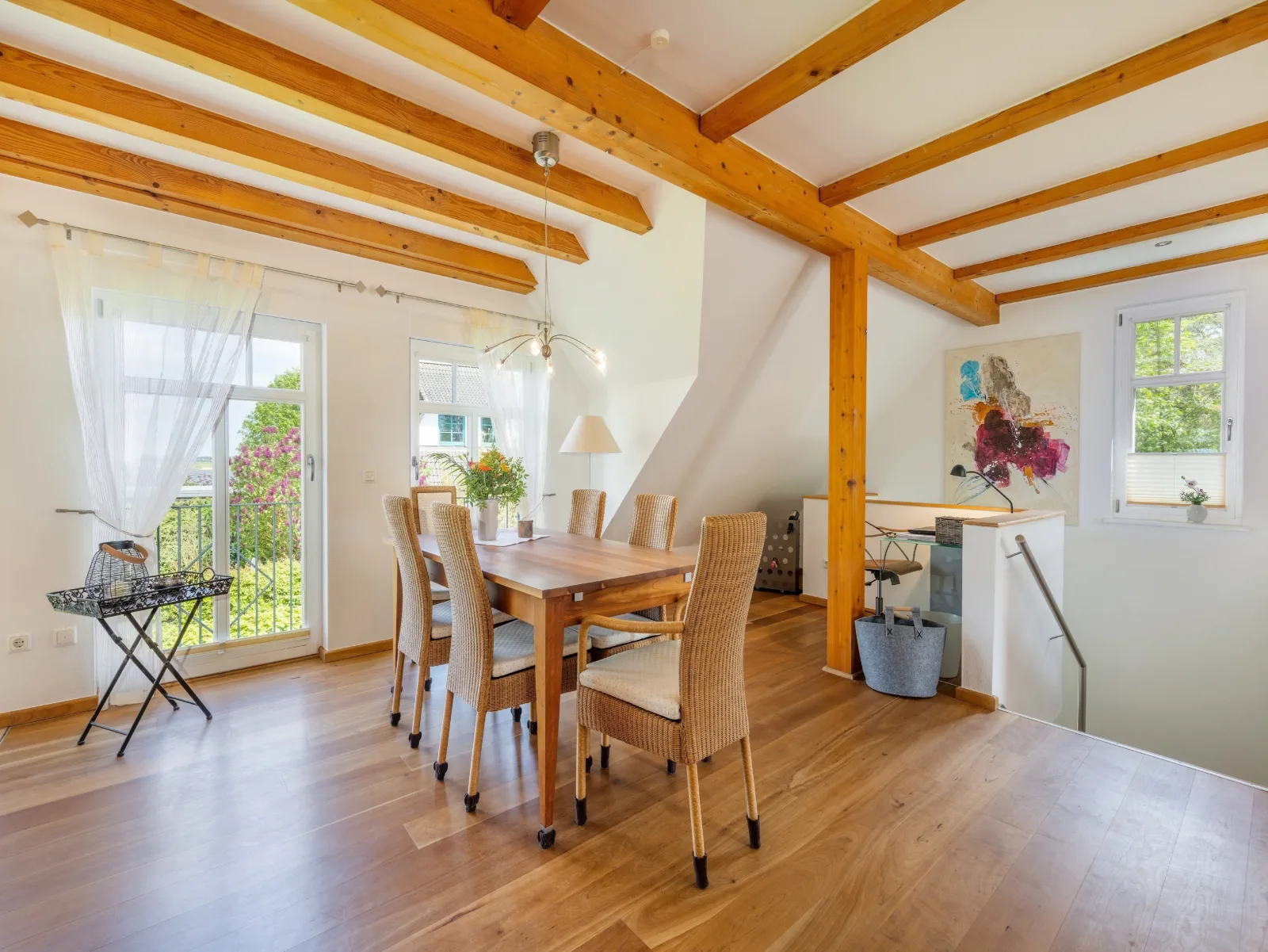Ferienwohnung - Rügenbrise mit Seeblick mit 3 Bädern, Steg und Paddelboot - alle inklusive