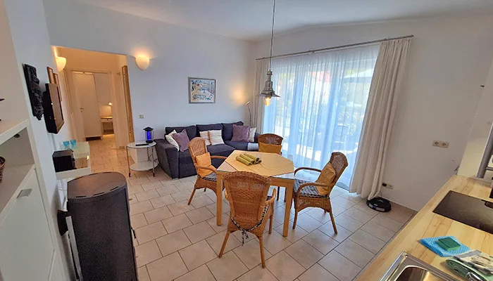 Anna**** Whg1 Brinkmannhaus 4-Sterne - praktisch fast am Strand, Terrasse, Grill