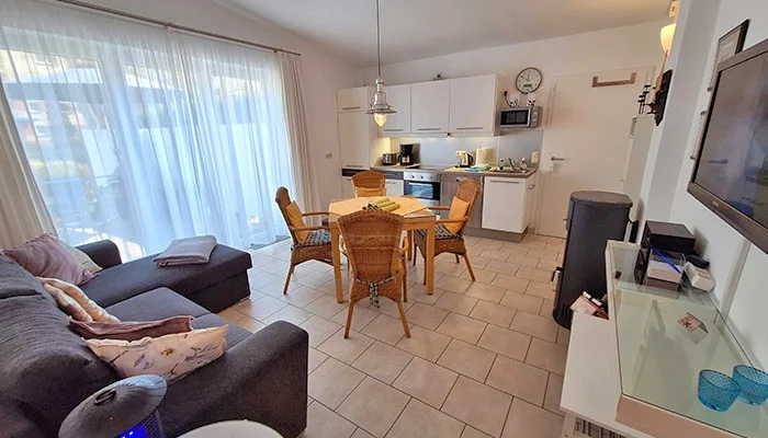 Anna**** Whg1 Brinkmannhaus 4-Sterne - praktisch fast am Strand, Terrasse, Grill