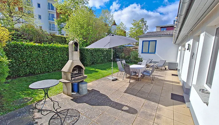 Insellicht**** BRINKMANNHAUS 4-Sterne - groß fast am Strand Sauna Terrasse Grill