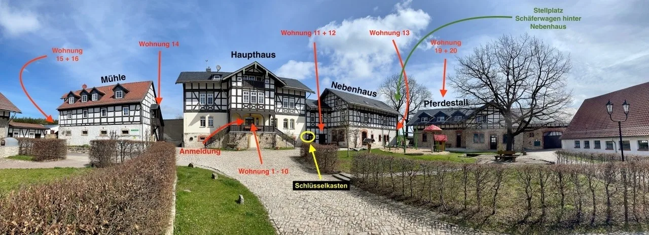 Ferienhof Domäne Groschwitz - Fewo 15 in der Alten Mühle