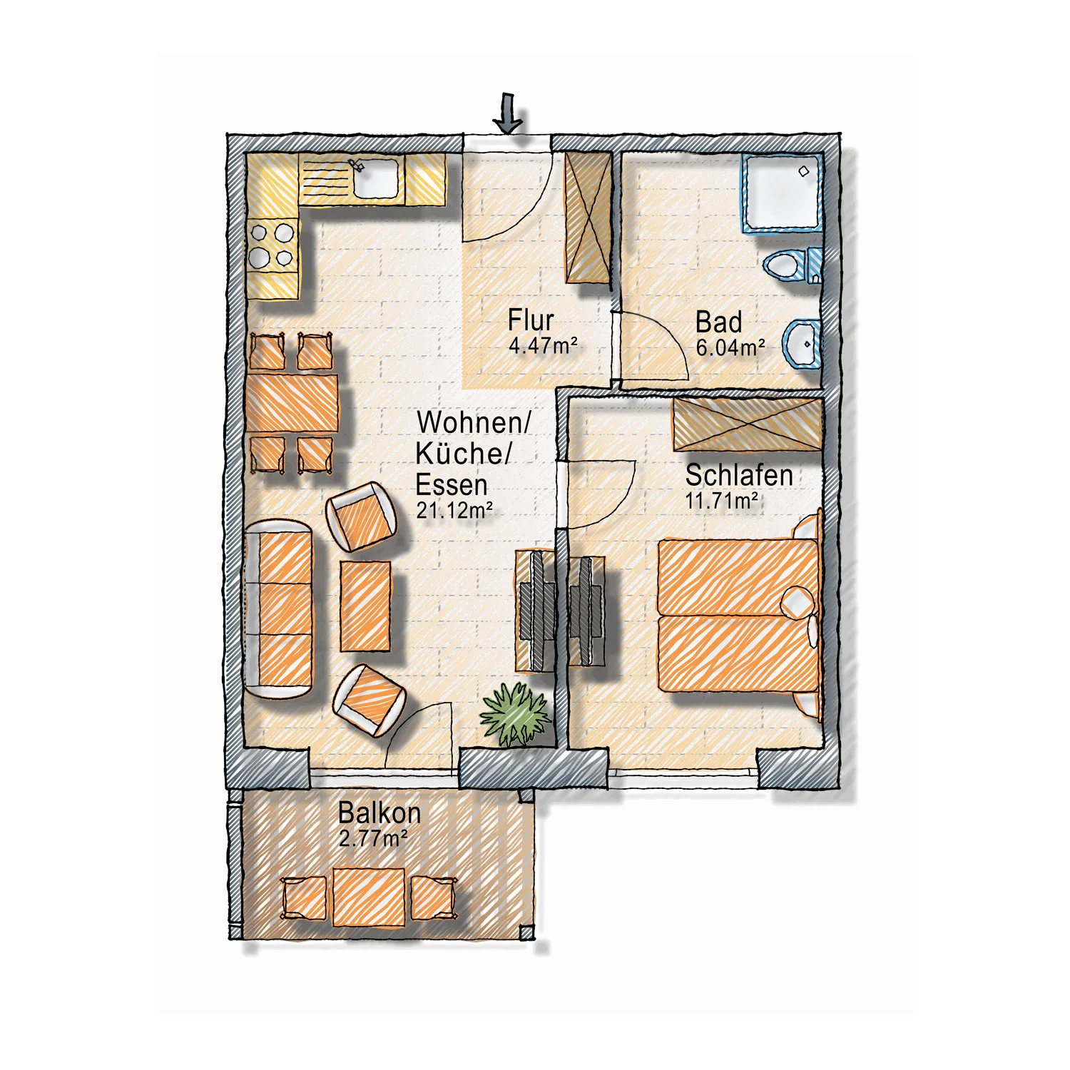 Comfort One Bedroom