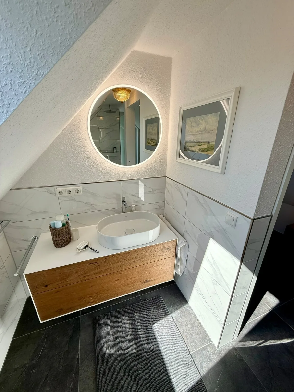Neues Feriendomizil Krabbenkoje - Nordseeurlaub  mit großem Balkon im idyllischen Butjadingen