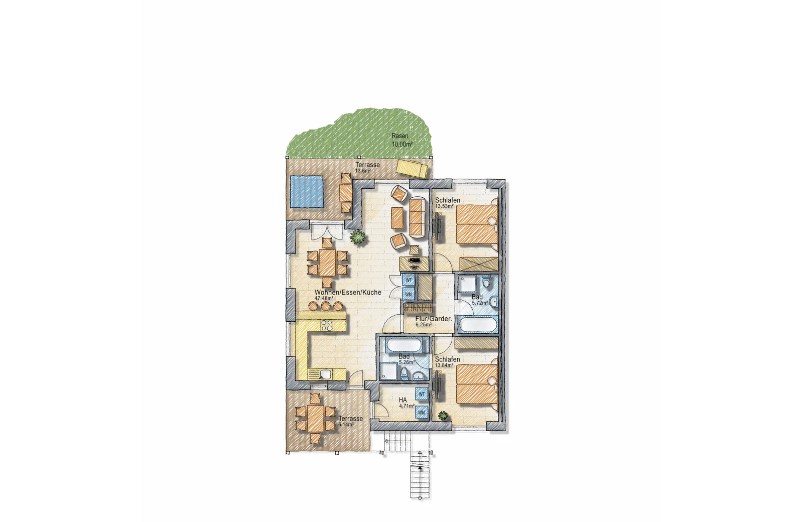 Ocean Two Bedroom mit Whirlpool