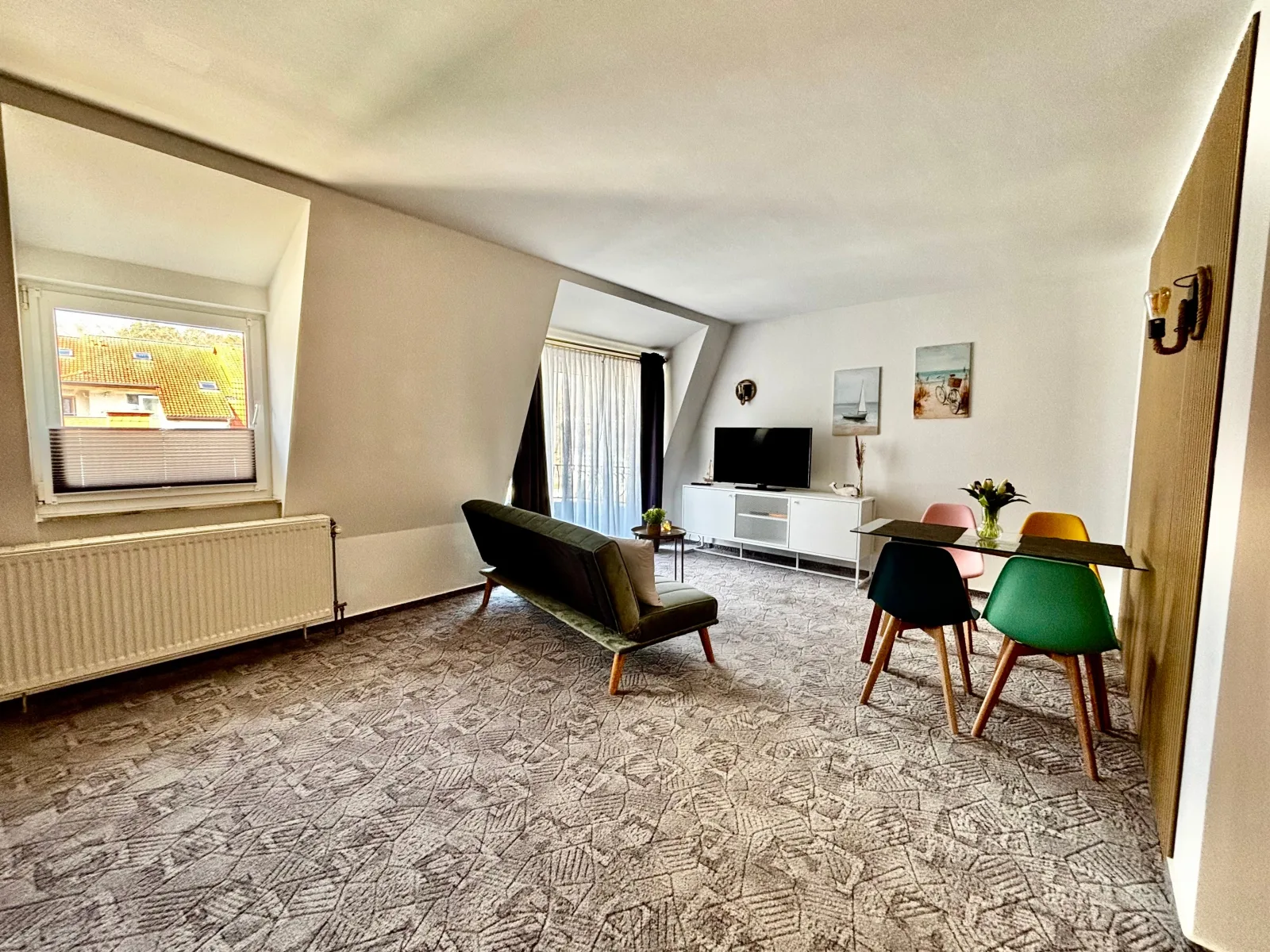 Familien-Kajüte am Ostseestrand mit Balkon K9 - INSEL USEDOM  Apartmenthaus-Usedom