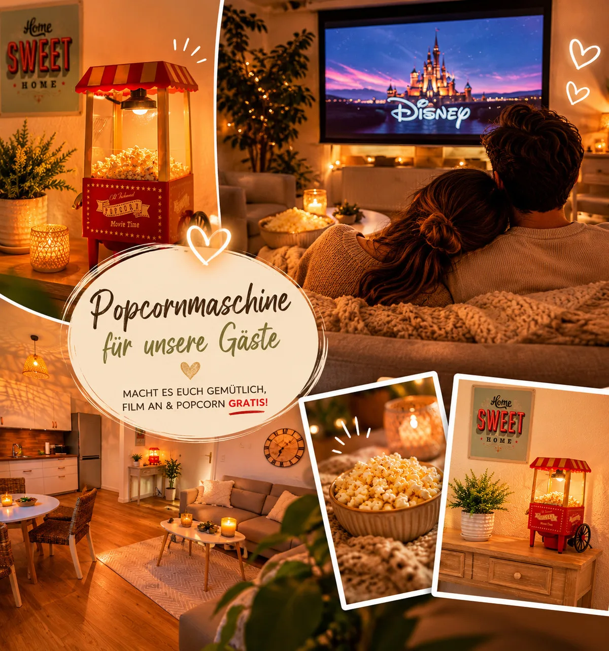 Cinema Apartment Magdeburg - Balkon & Beamer