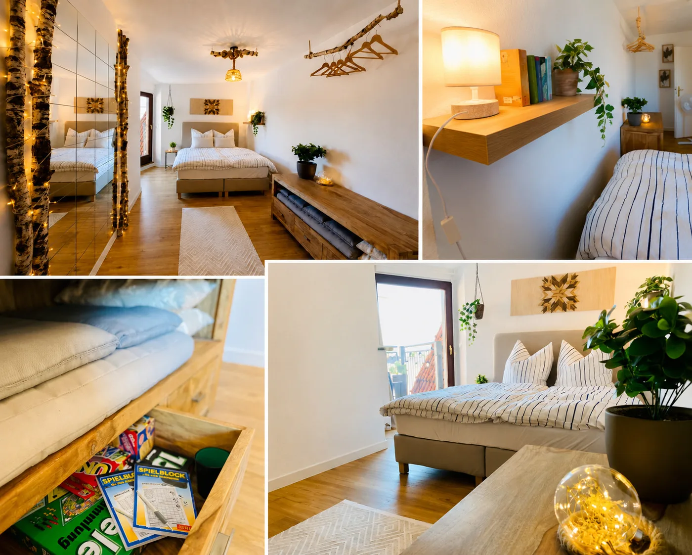 Cinema Apartment Magdeburg - Balkon & Beamer