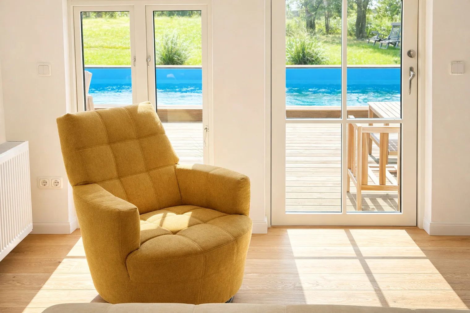 Ferienhaus"Huus an`t Diek" Luxus in Deichnähe mit Pool, Nähe Norddeich