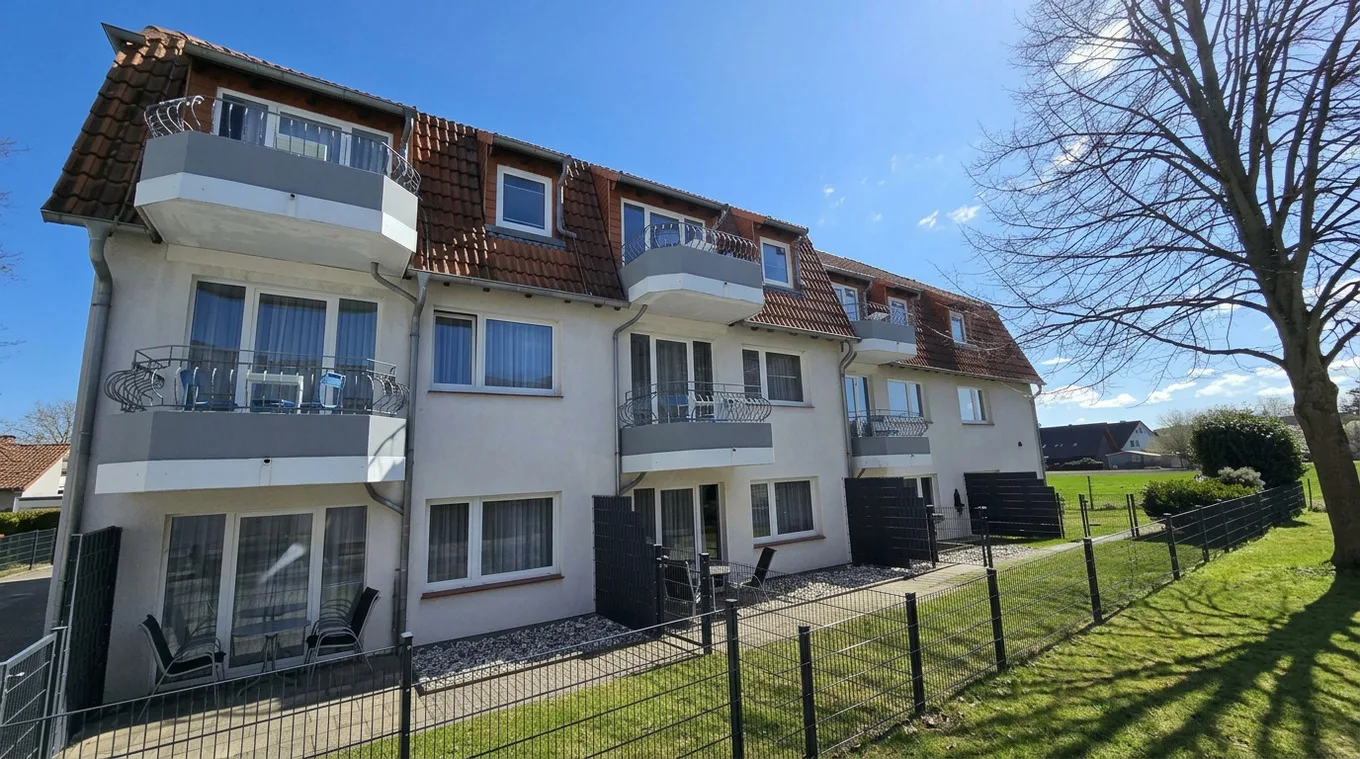 NEU: 2 Raum Wohnung 5Betten  Apartmenthaus-Usedom "Kajüte 2" mit Garten -  In 5  Minuten zu Fuß am Strand