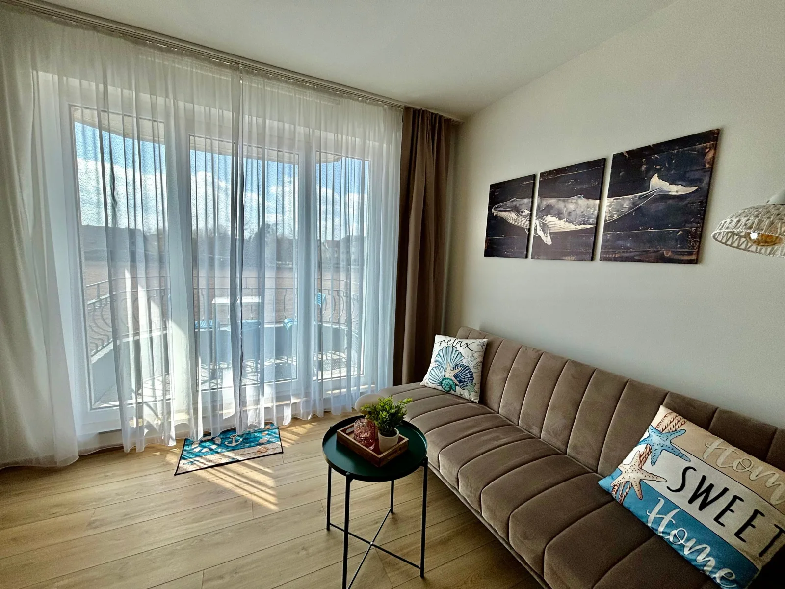  SELTEN: Wasserblick Kölpinsee - Apartmenthaus-Usedom Familie Stopp Kajüte 8 -Balkon + strandnah