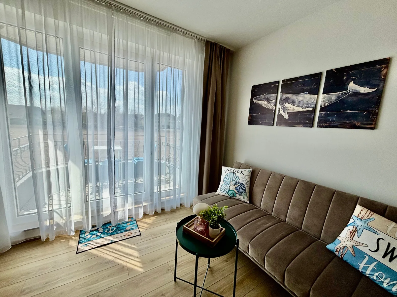  SELTEN: Wasserblick Kölpinsee - Apartmenthaus-Usedom Familie Stopp Kajüte 8 -Balkon + strandnah