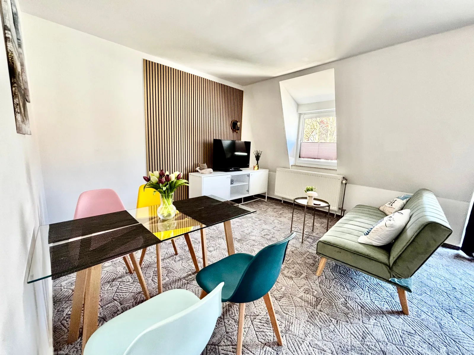 Top Lage: Ferienwohnung für 5 Personen - fußläufig zum Strand "Kajüte 10" mit Balkon