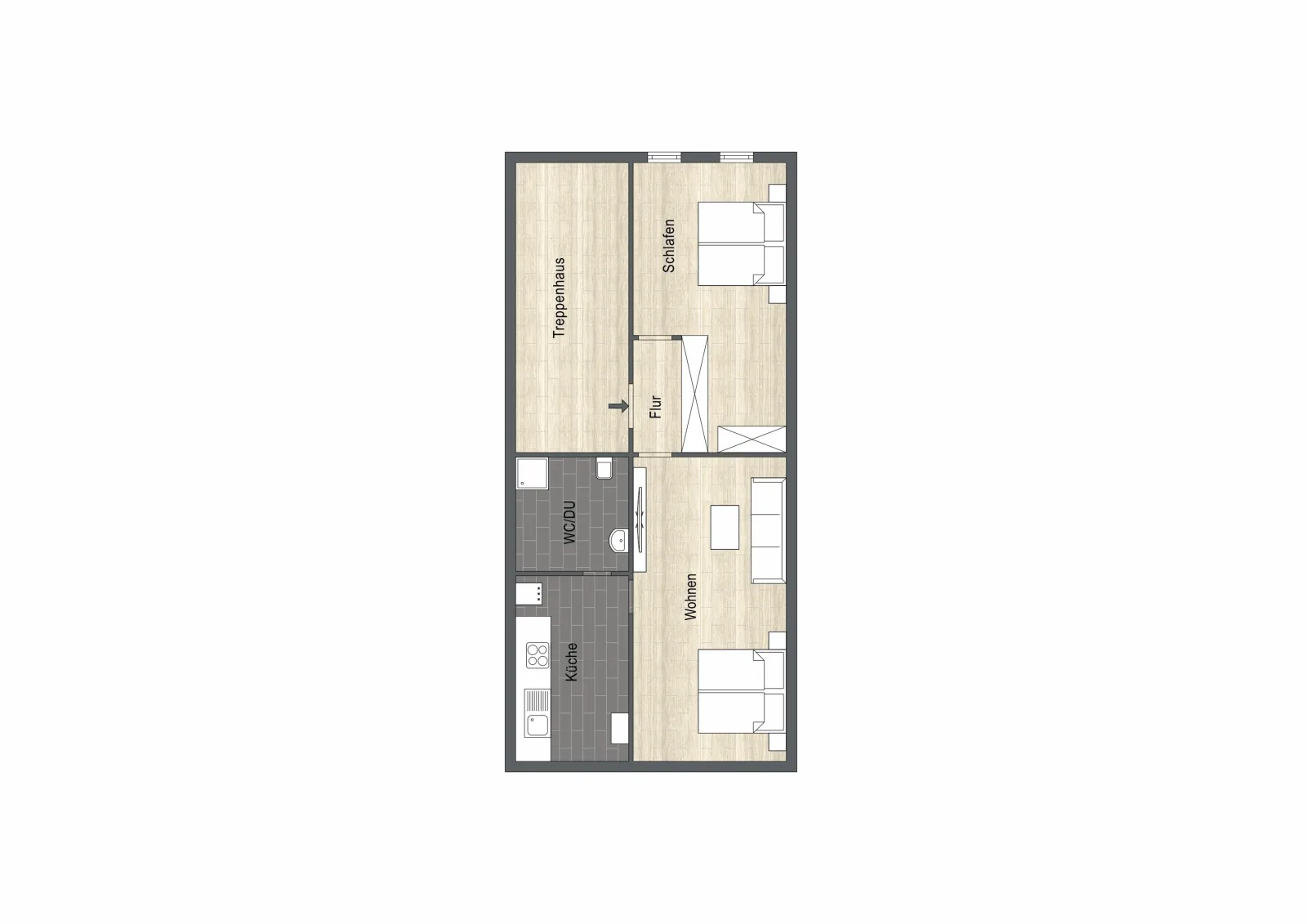 AyCatcherHomes - Chiron | Old Town | 2BR | 4 Guests