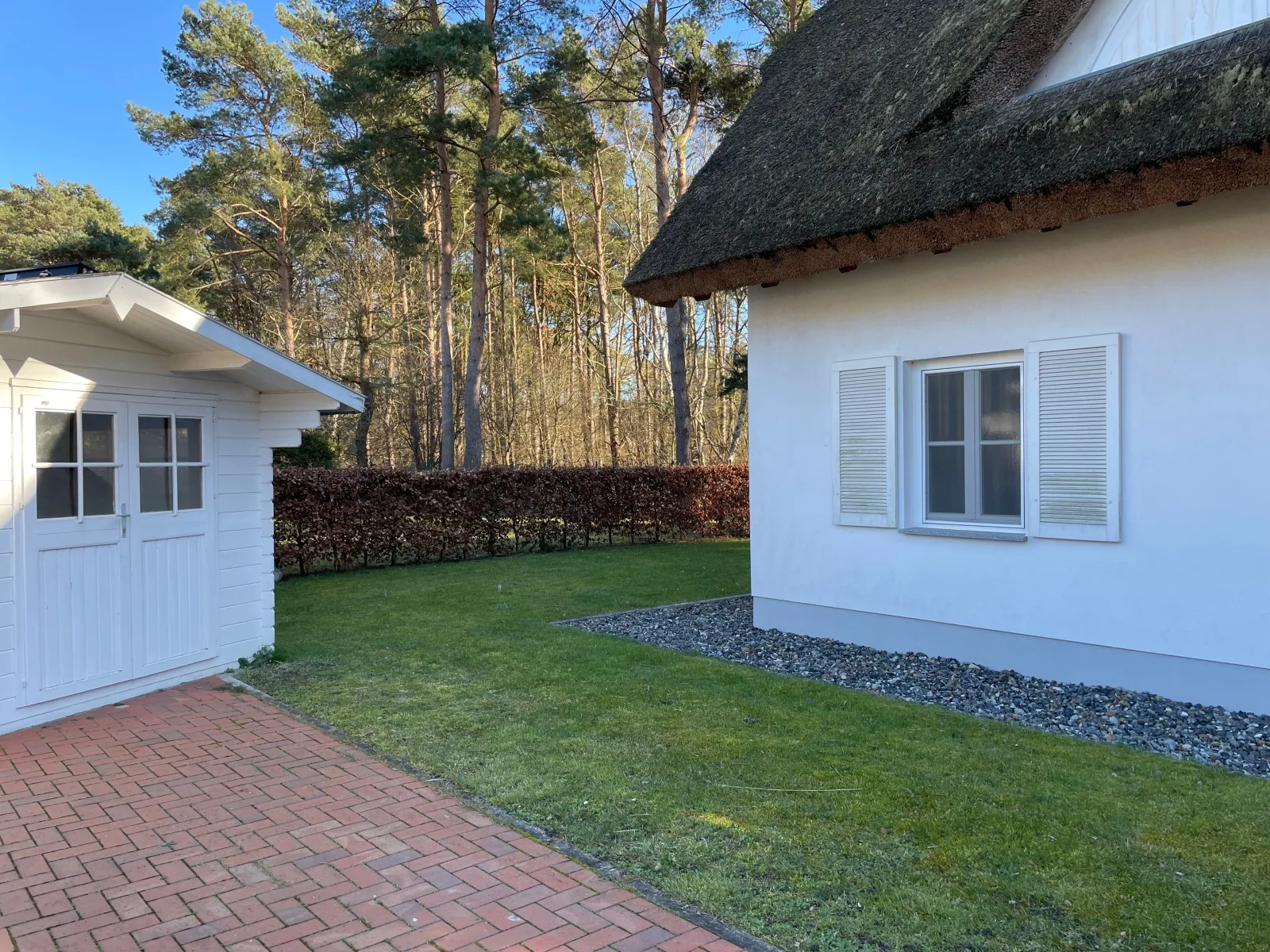 Weißes Traumhaus