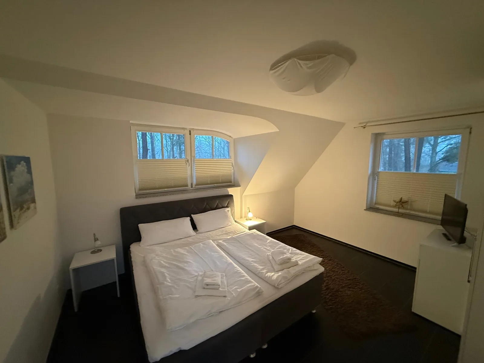 Weißes Traumhaus