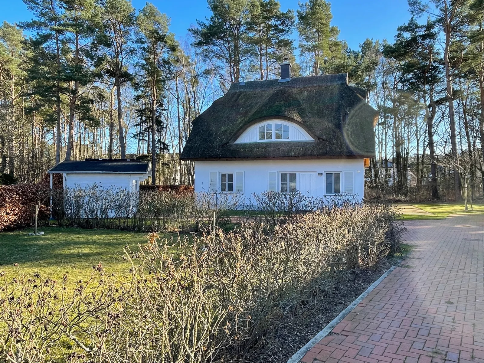 Weißes Traumhaus