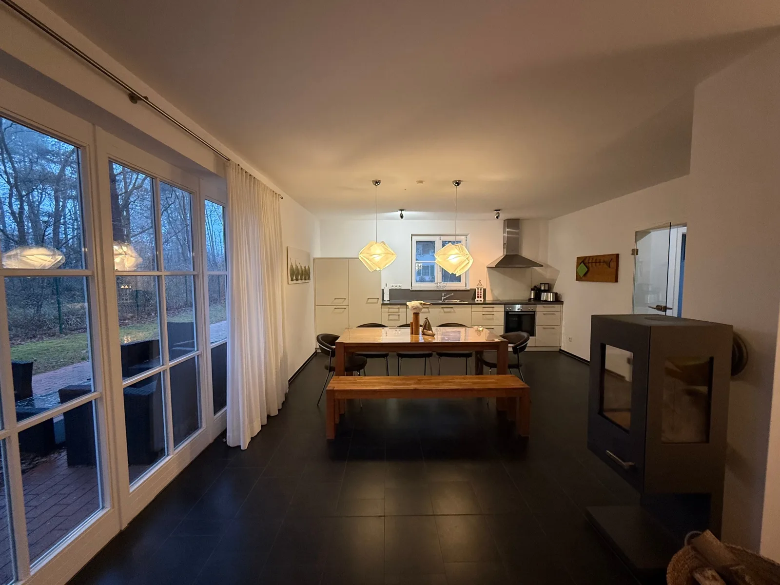 Weißes Traumhaus