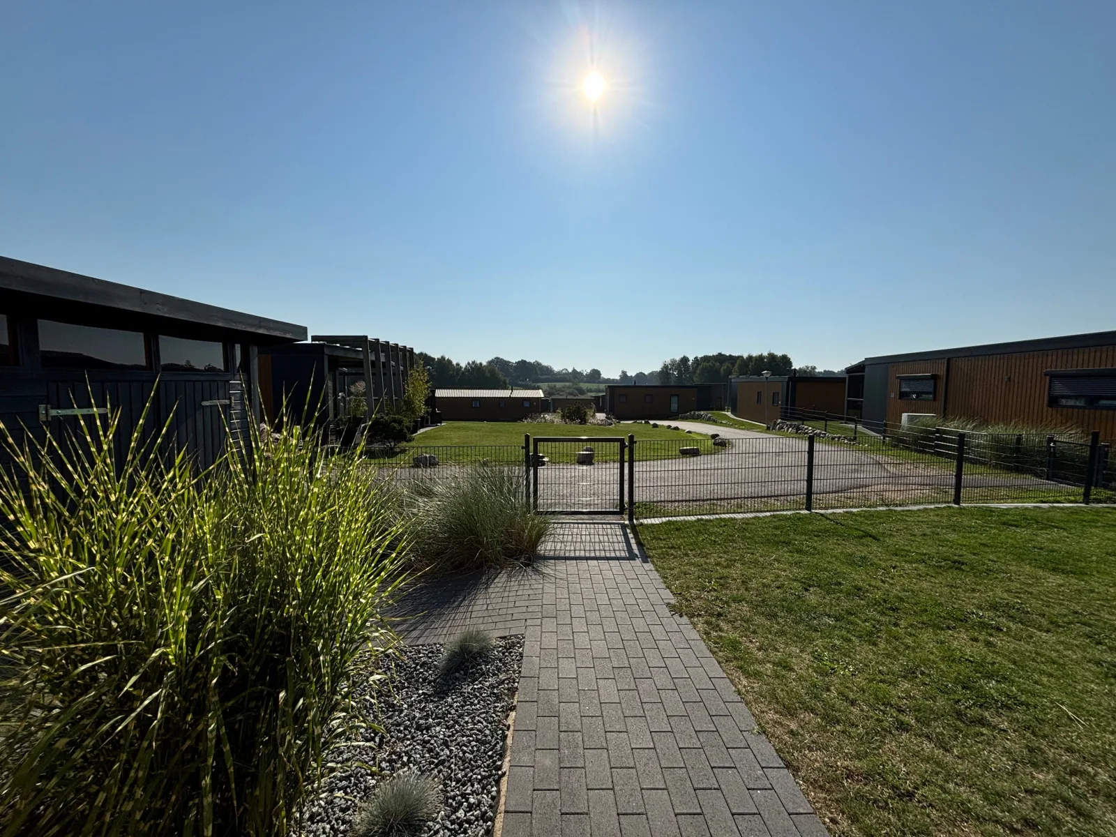 Chalet Black Pearl  Seeparx Süsel / nahe Scharbeutz und Haffkrug /Hund / Zaun / umzäunt