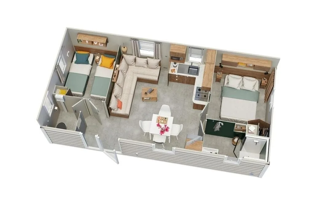 Mobilheim Herz Lauwersoog - Chalet Pampusplaat 03
