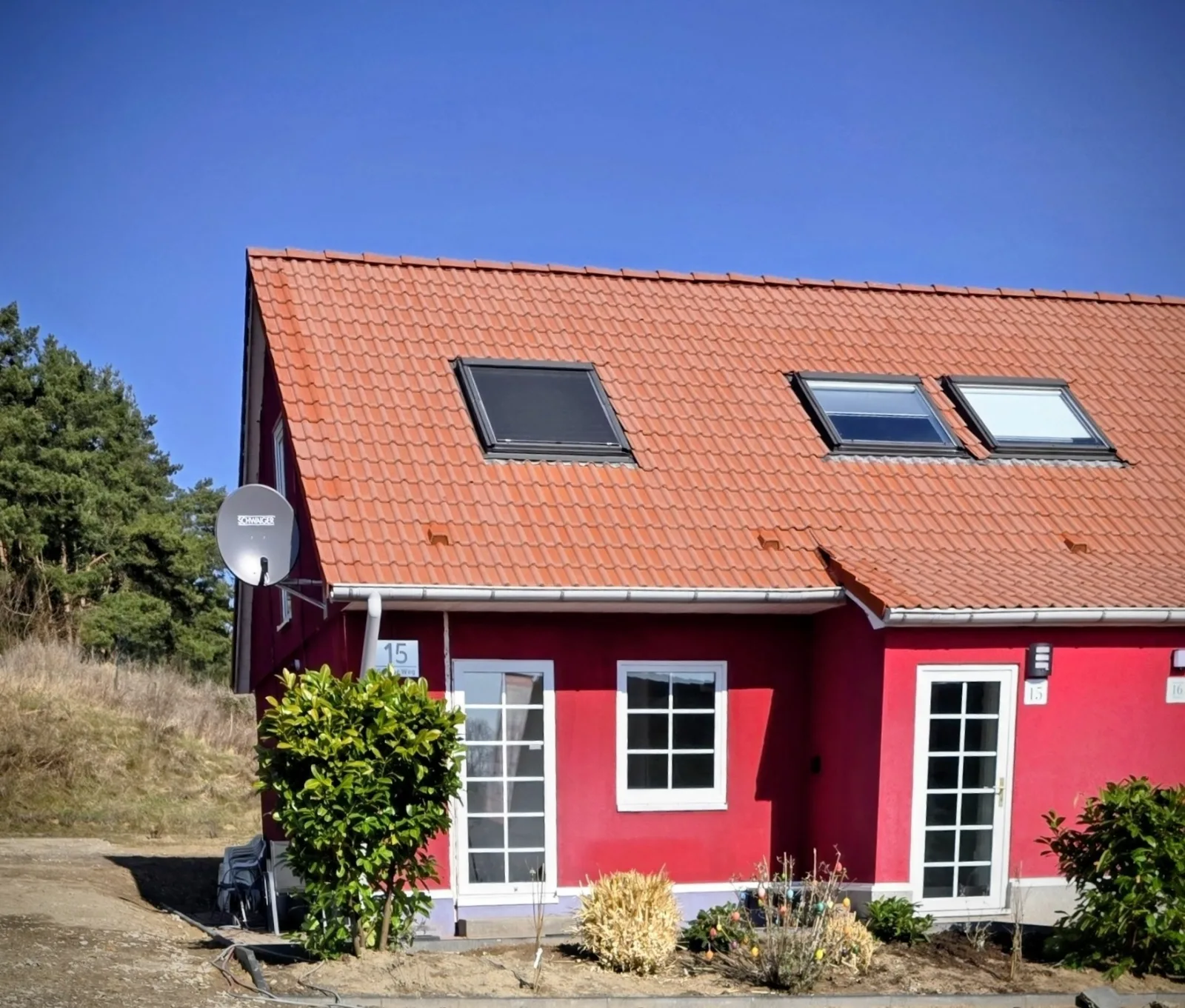 Schwedenhaus, Am Achterwasser, Urlaub mit Hund