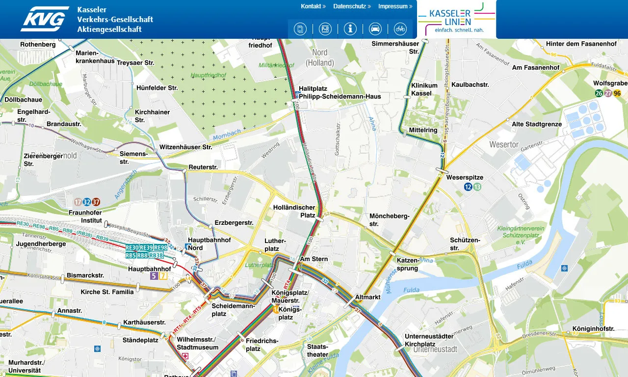Ferienwohnung Orange 1.OG Kassel: 1-4 Betten | Zentral & Ruhig | 3 Min. zur Tram und Zug
