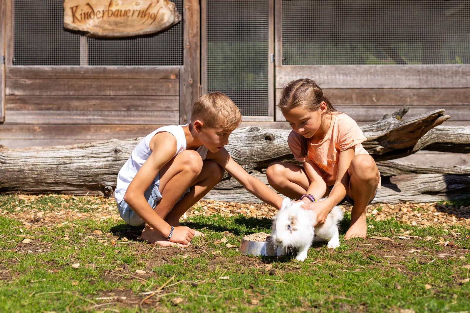 Familienfreundliches Mehrbettzimmer am Bauernhof mit Frühstück & Hoftieren, Zirm