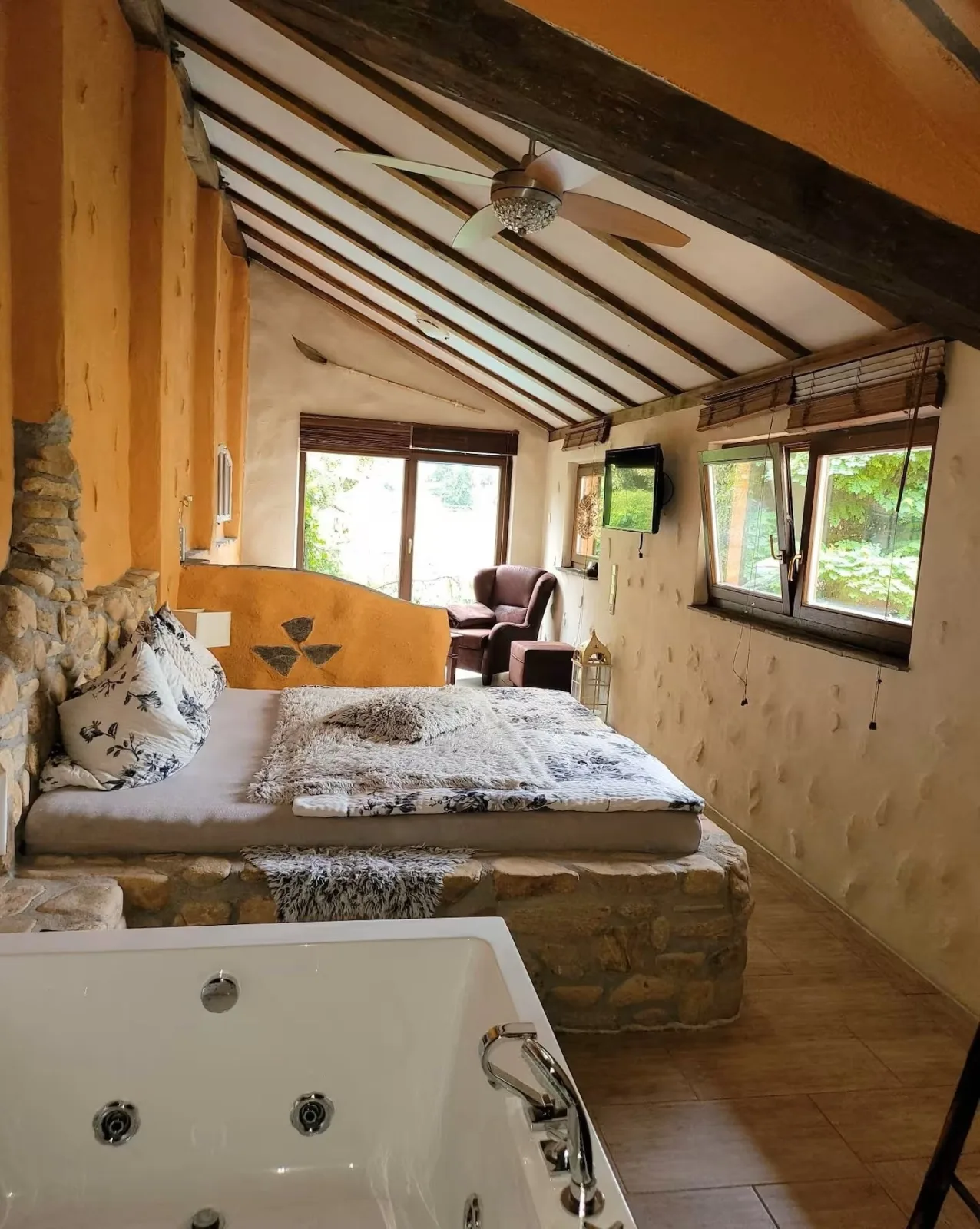 Ferienhaus-Sauna Pool Whirlpool