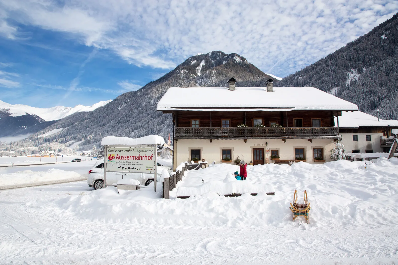 Familienurlaub am Bauernhof mit Tieren, Natur & Sauna, Alpin