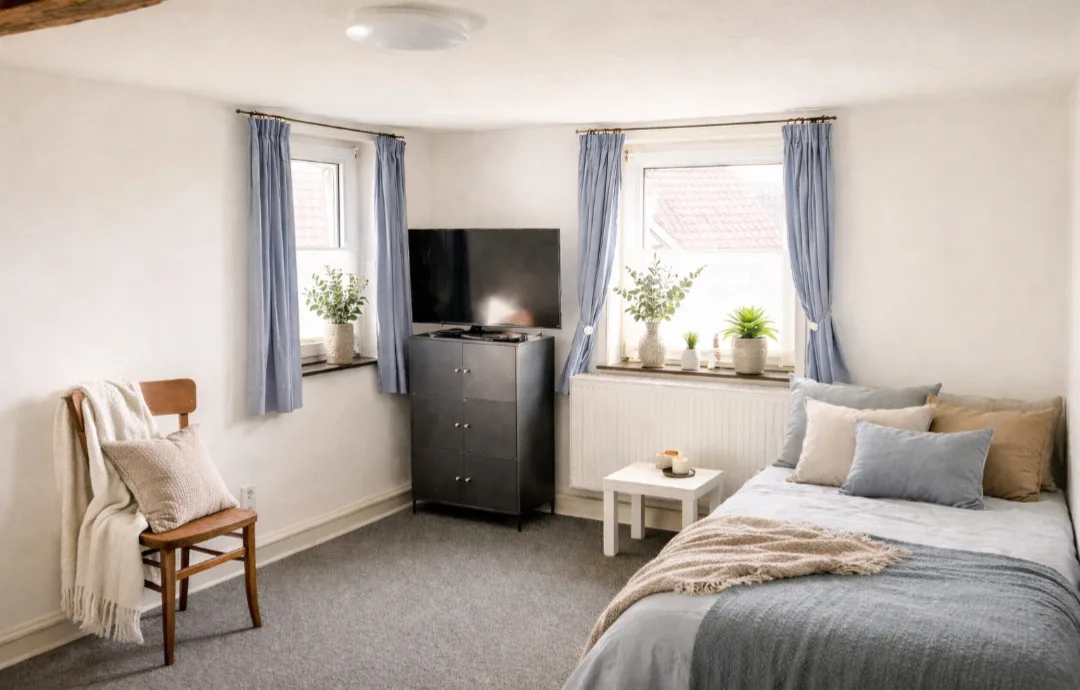 Ferienwohnung Kassel Monteurwohnung Banane 1- 6 Personen Parkplatz & Küche Modern