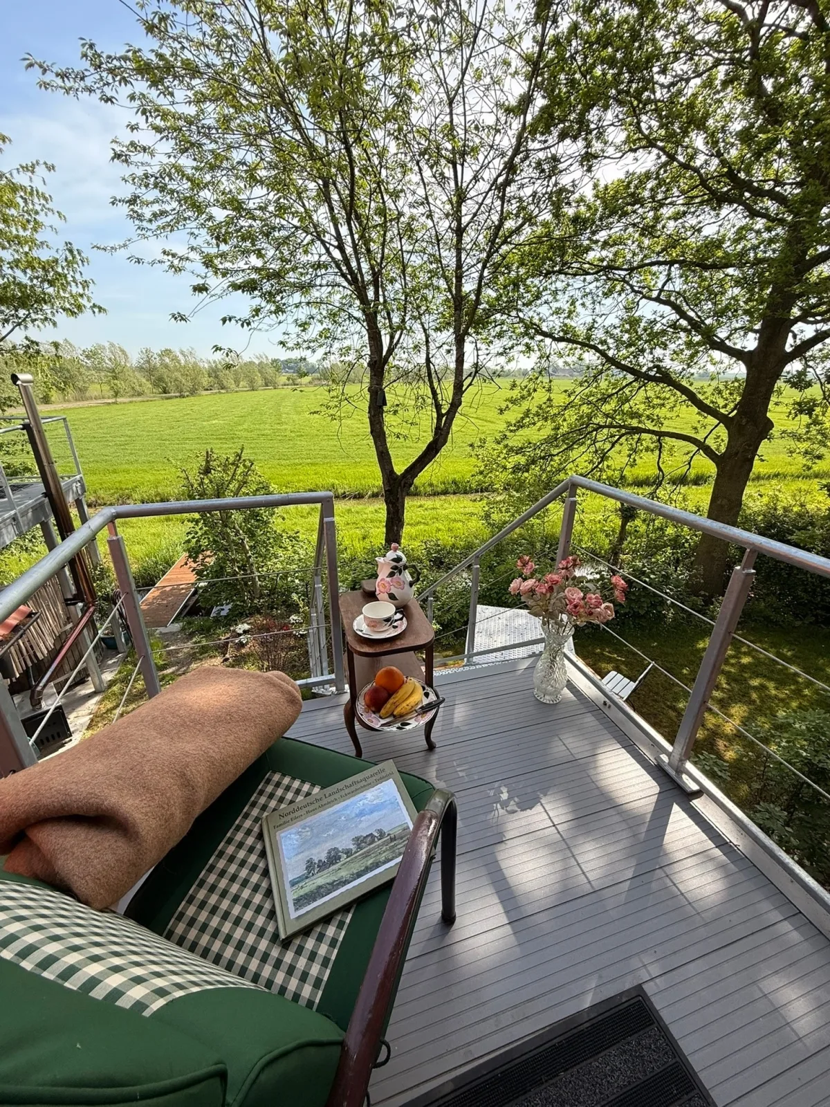 Neues Feriendomizil Deichblick - Nordseeurlaub mit Balkon und  Garten im idyllischen Butjadingen