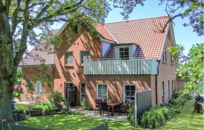 Ferienwohnung Seerose im Haus Seewind nur 800 Meter von der Nordsee entfernt auf 2.800 m² Grundstück