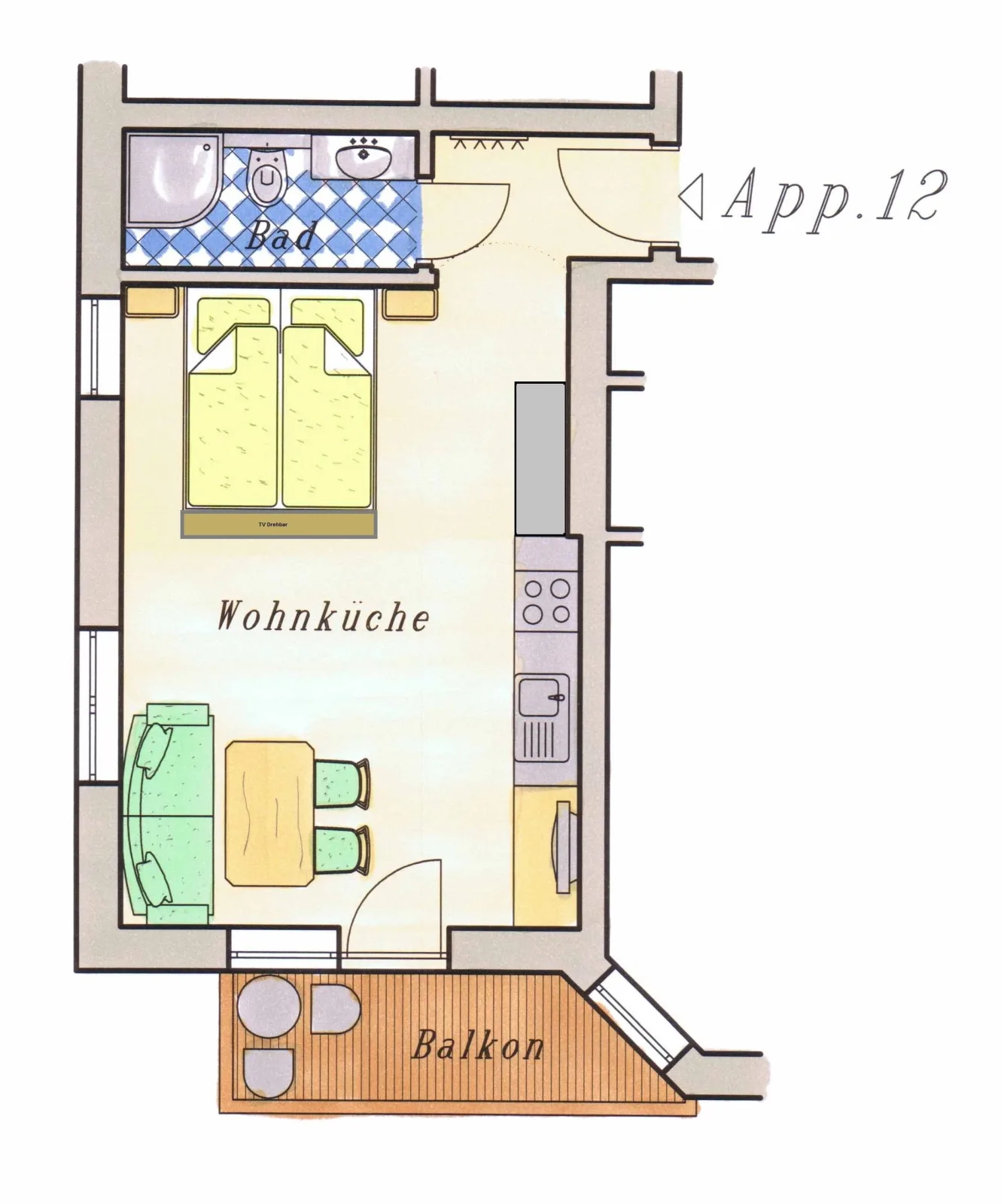 Landhaus Huber Wohnung Nr. 12 Studio