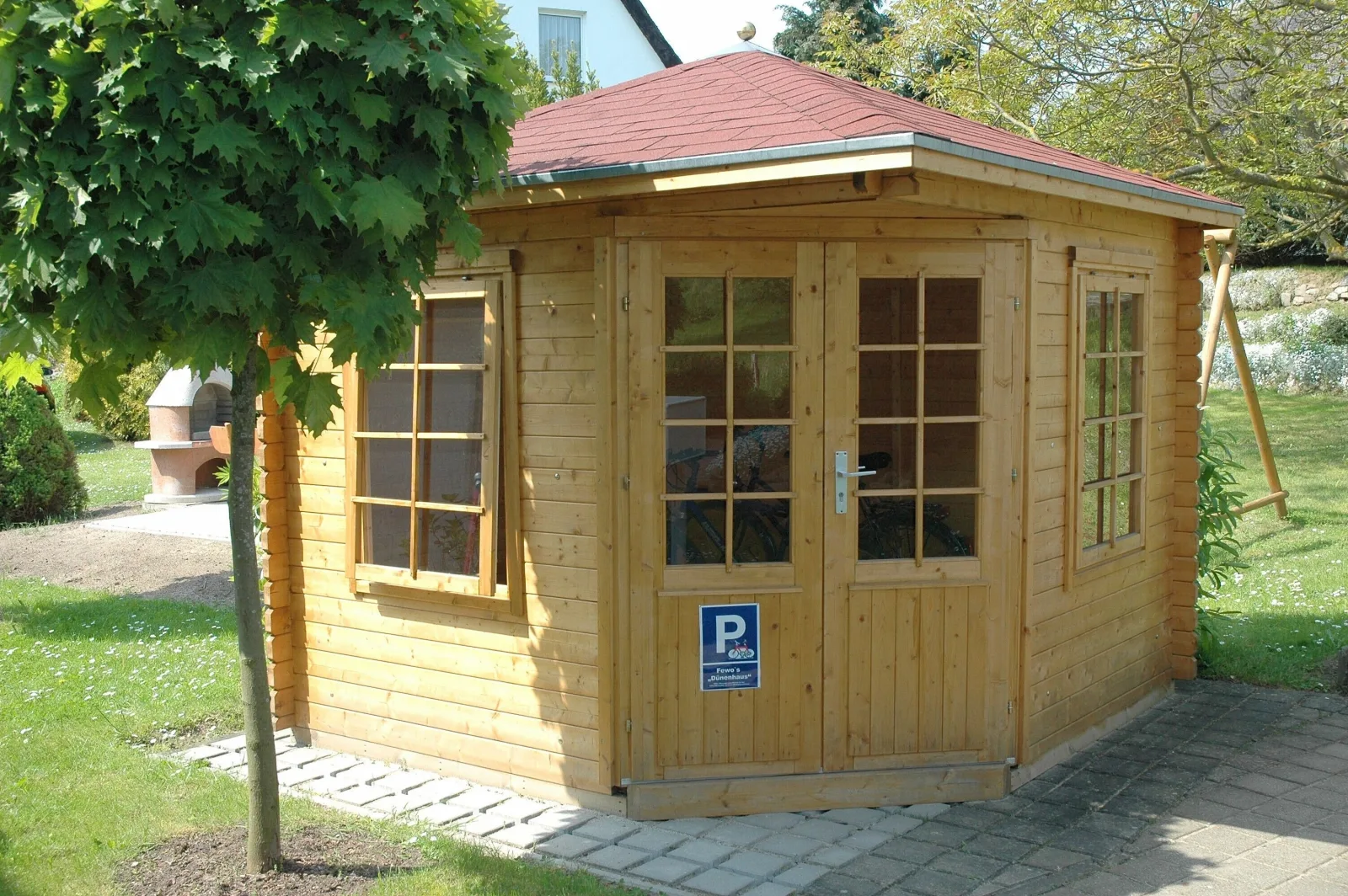 Dünenhaus Südstrand, 4-5 Fußminuten zum Strand Blick über Hügellandschaft zur Ostsee, Schwimmbadnutzung inklusive