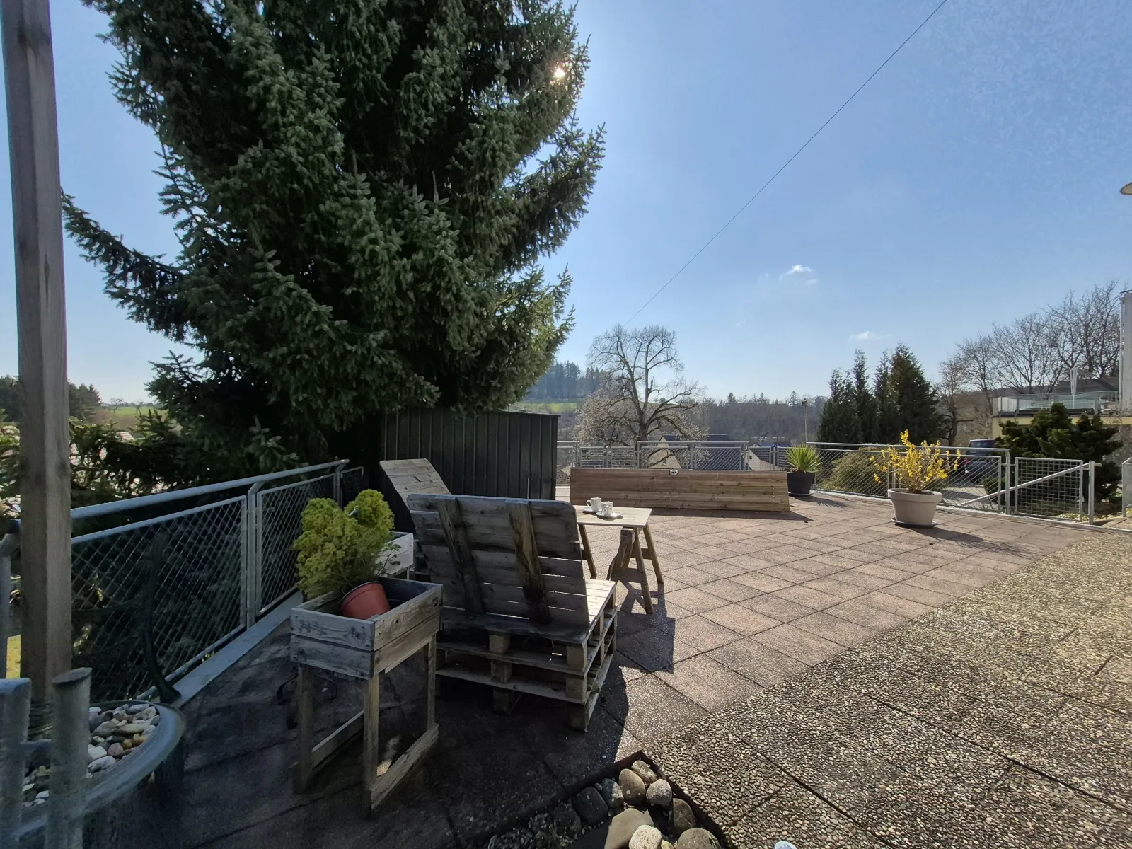 FeWo Ausblick Rottweil, eigener Zugang, Terrasse, Carport