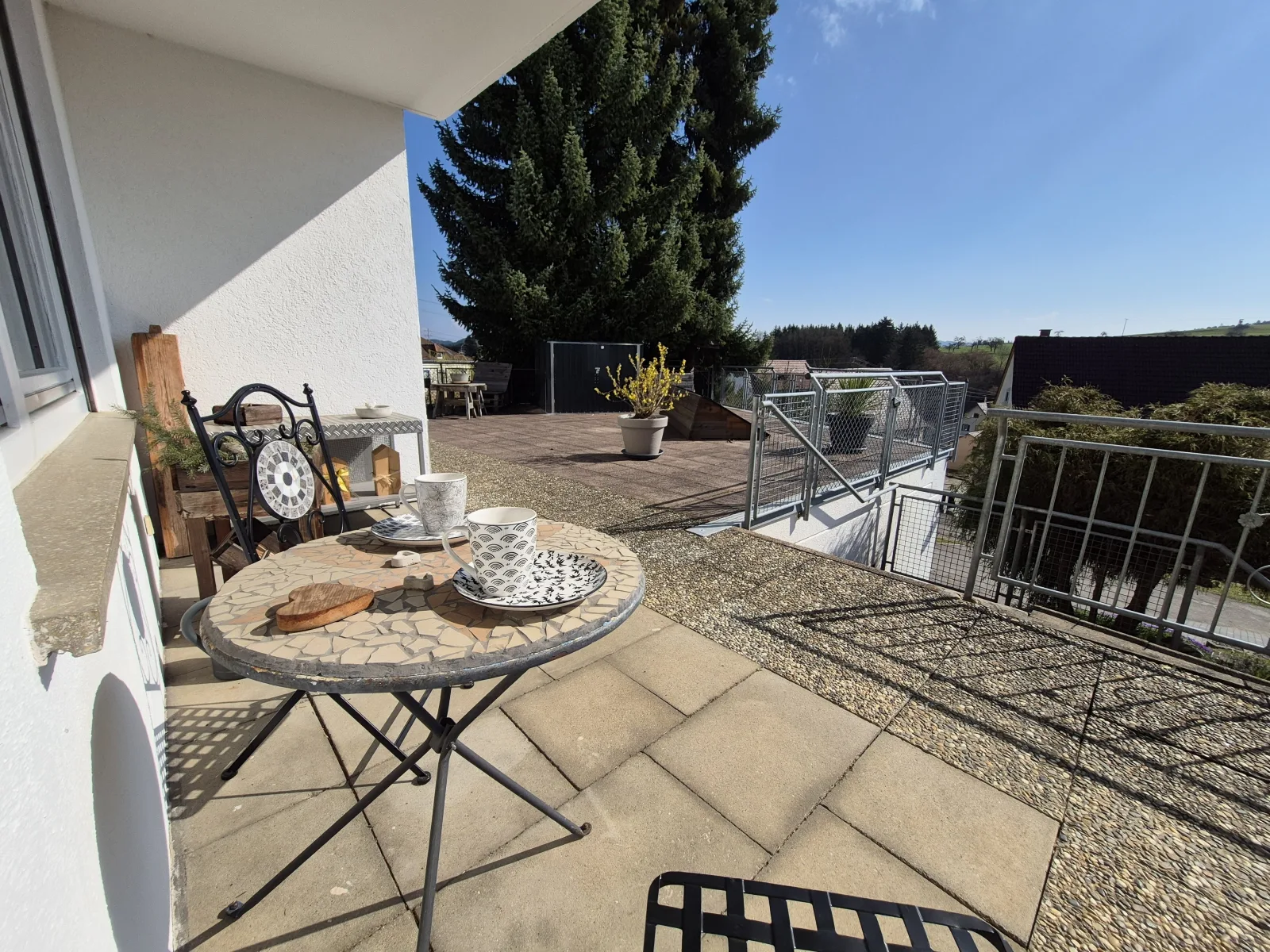 FeWo Ausblick Rottweil, eigener Zugang, Terrasse, Carport