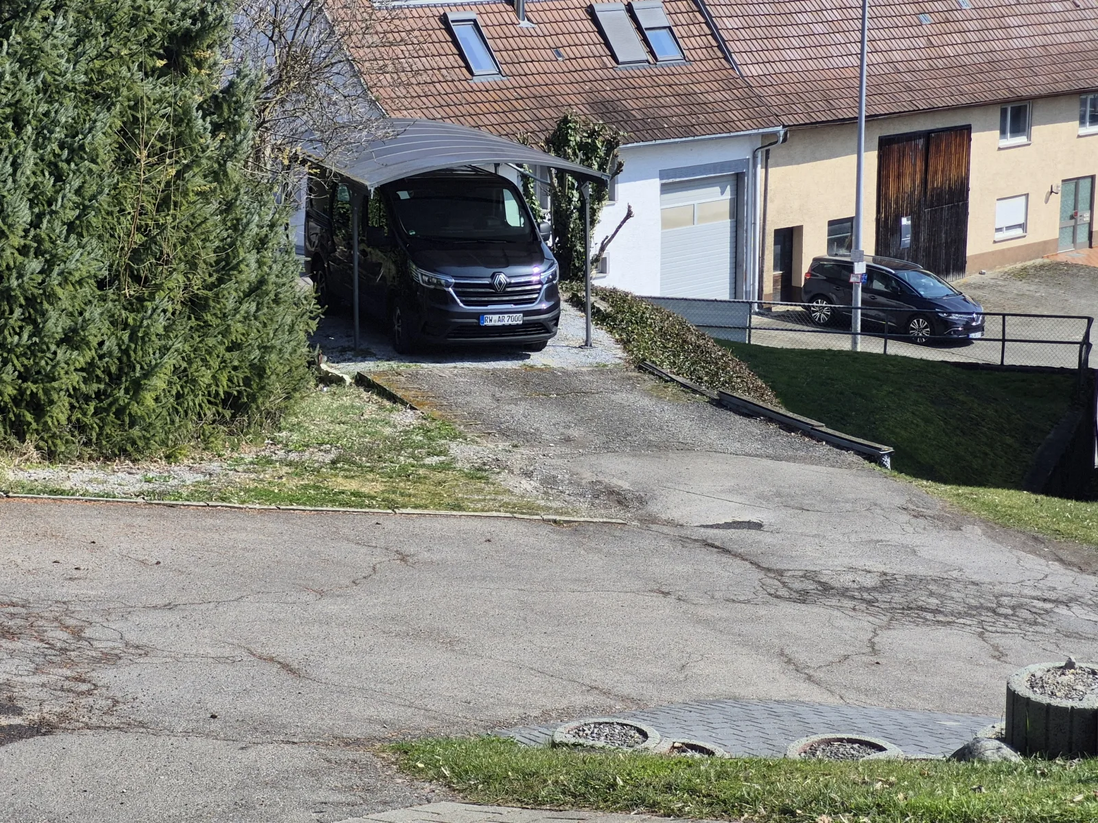 FeWo Ausblick Rottweil, eigener Zugang, Terrasse, Carport