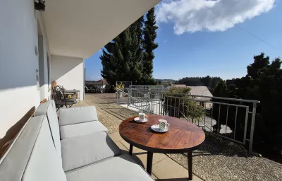 FeWo Ausblick Rottweil, eigener Zugang, Terrasse, Carport