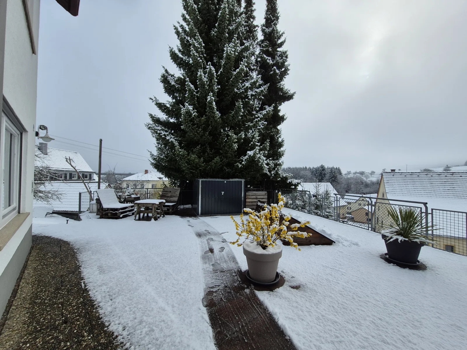FeWo Ausblick Rottweil, eigener Zugang, Terrasse, Carport