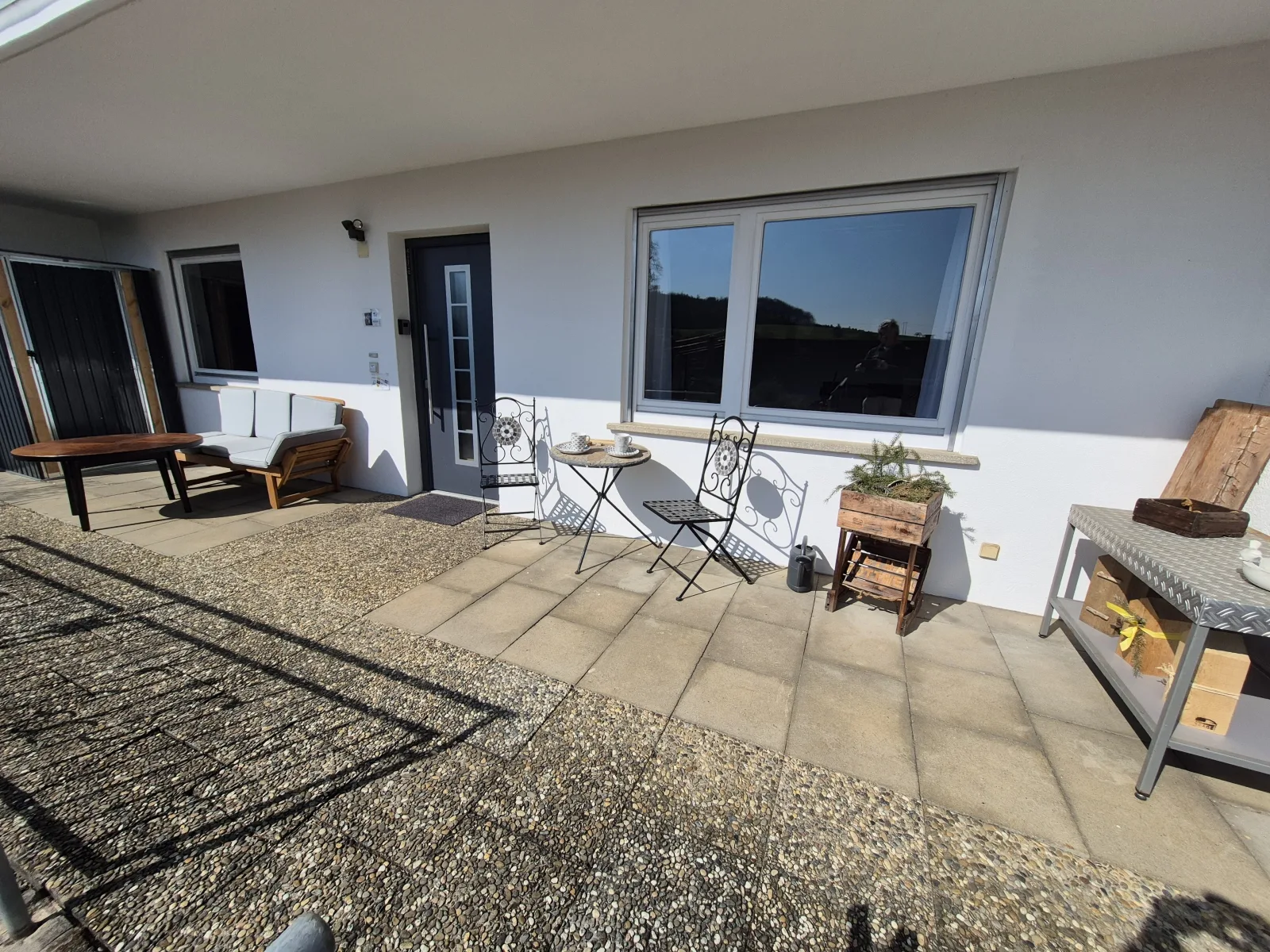 FeWo Ausblick Rottweil, eigener Zugang, Terrasse, Carport