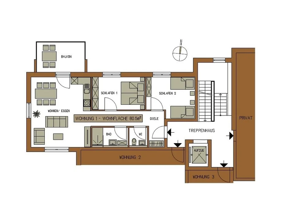 Apartment Wendehals