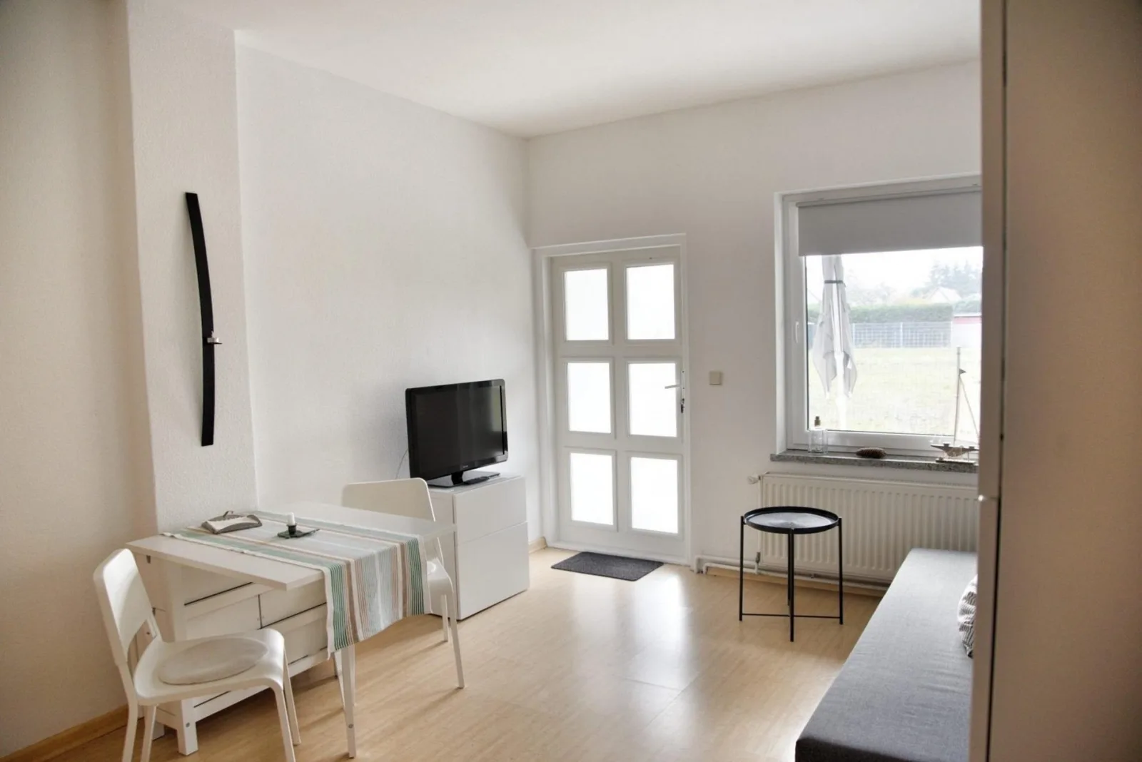 Ferienwohnung Schilfsruh  Ruhige, gut ausgestattete Ferienwohnung am Stettiner Haff