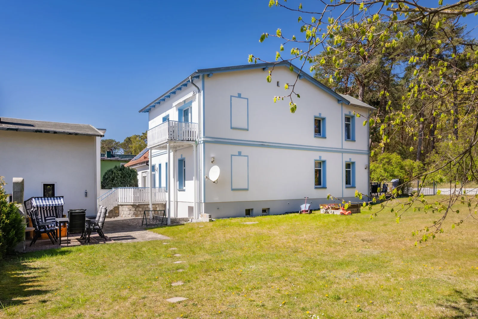 Nur 500m zum Ostseestrand - Familienauszeit mit Sauna & Grillterrasse