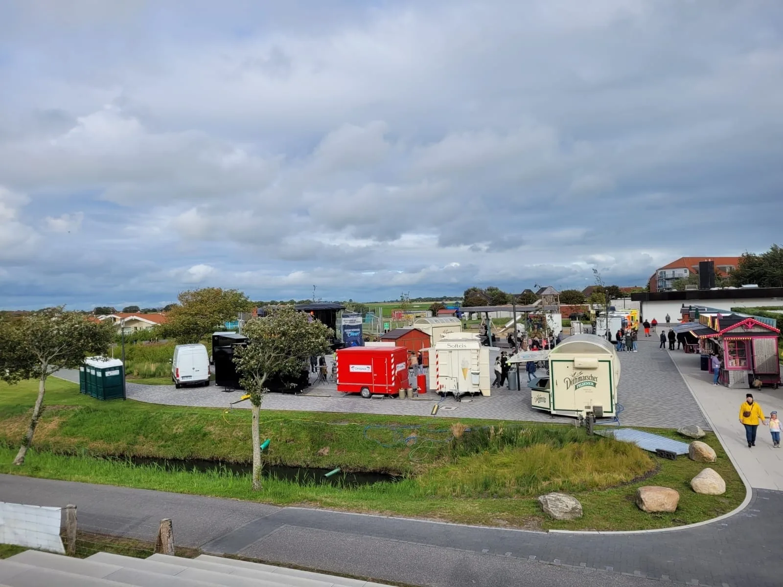 Ferienwohnung Seebär im Haus Seewind nur 800 Meter von der Nordsee entfernt auf 2.800 m² Grundstück