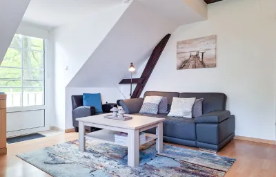 Ferienwohnung Seepferd im Haus Seewind nur 800 Meter von der Nordsee entfernt auf 2.800 m² Grundstück