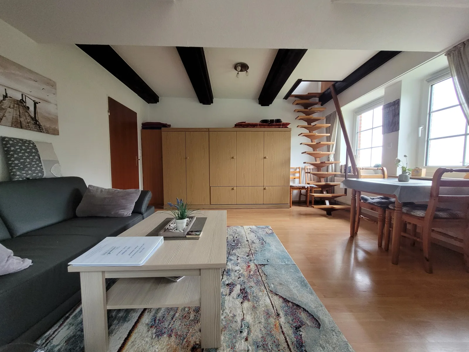 Ferienwohnung Seepferd im Haus Seewind nur 800 Meter von der Nordsee entfernt auf 2.800 m² Grundstück