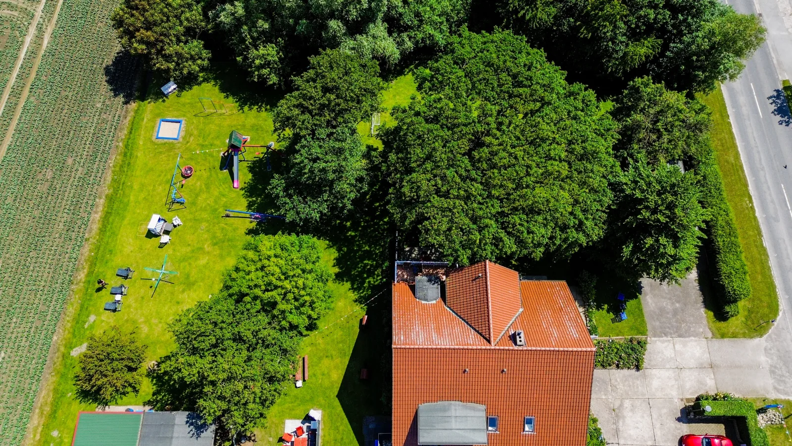 Ferienwohnung Seestern im Haus Seewind nur 800 Meter von der Nordsee entfernt auf 2.800 m² Grundstück