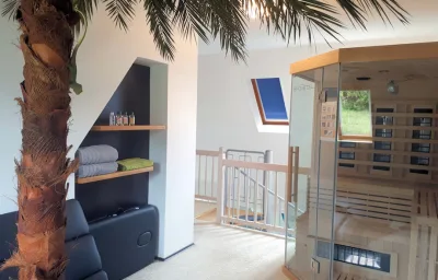 Ferienwohnung Lerchensteige auf 80m² - Sauna, Bar, 3D-Fernseh, Wii, PS4