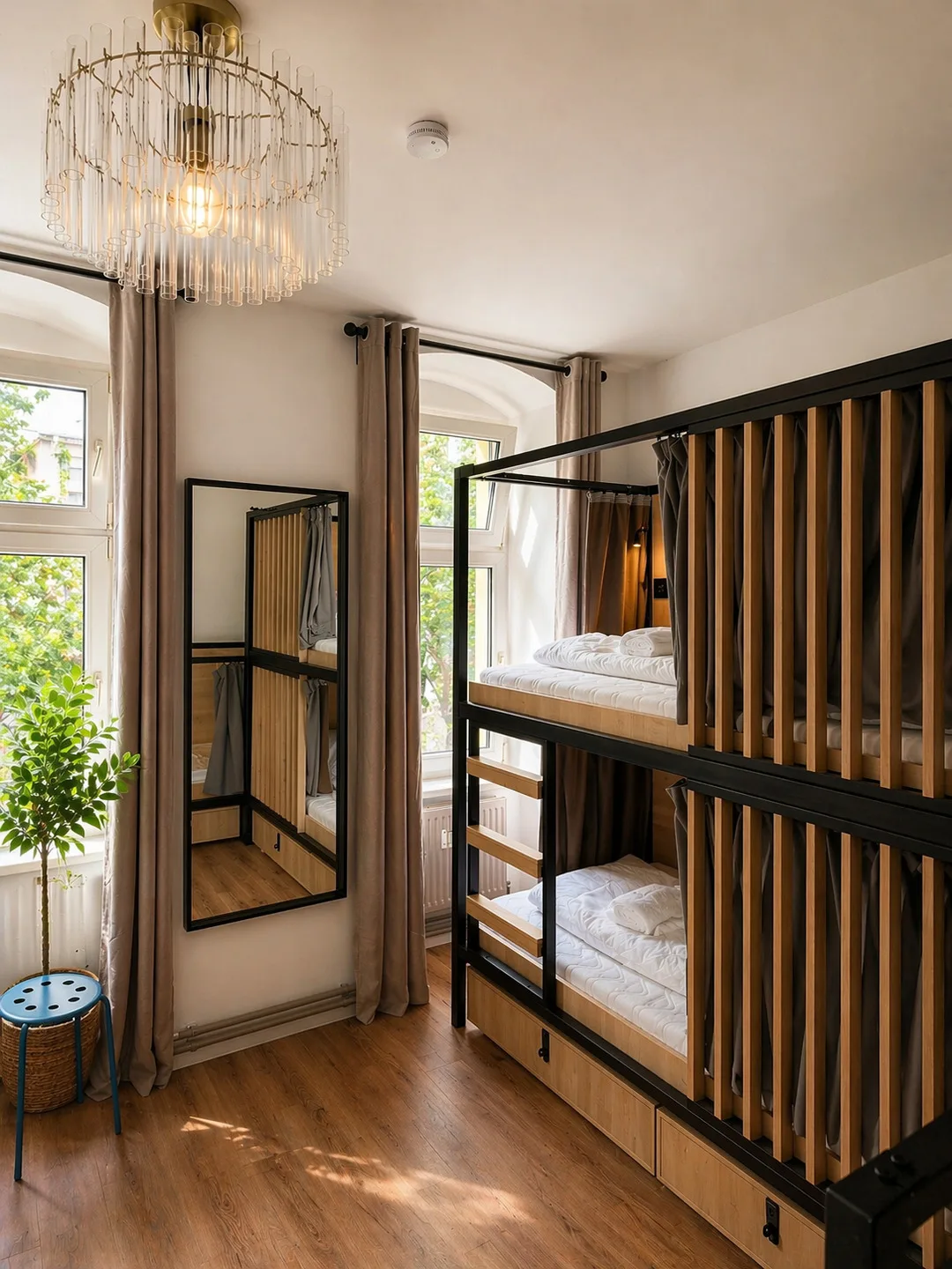 Privates Familienzimmer mit modernem Design (Berlin Sleep Club)