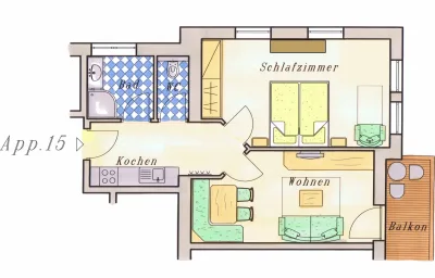 Landhaus Huber Wohnung 15